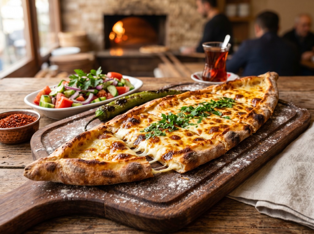 Kebapçı Erhan kaşarlı pide