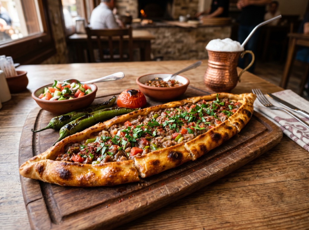 Kebapçı Erhan kıymalı pide